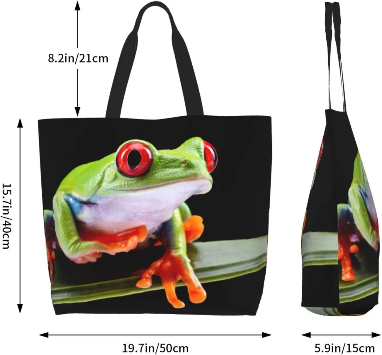 Thanksgiving Turkey Tote Bag Casual Portable Shoulder Bags Reusable Handbag For Women Travel Shopping