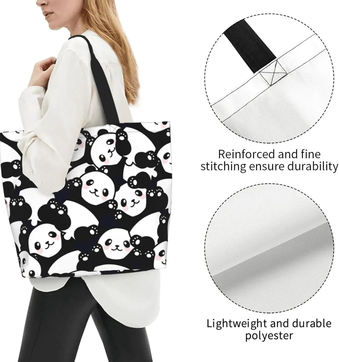 Thanksgiving Turkey Tote Bag Casual Portable Shoulder Bags Reusable Handbag For Women Travel Shopping