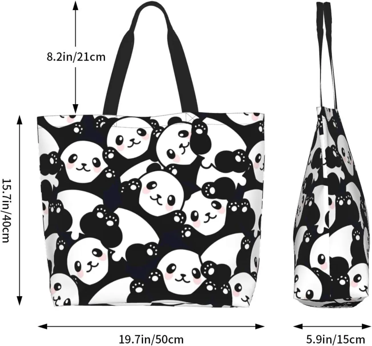 Thanksgiving Turkey Tote Bag Casual Portable Shoulder Bags Reusable Handbag For Women Travel Shopping