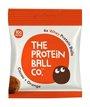 The Protein Ball Co Whey Protein Balls 10x45g Cacoa & Orange