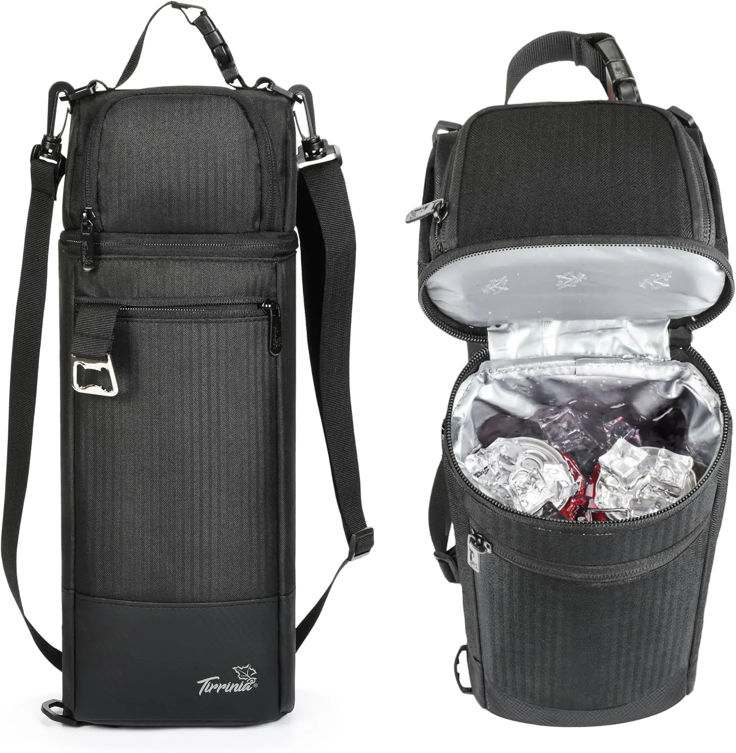 Tirrinia Golf Cooler Bag - 5 Cans Insulated Cooler Sleeve for Drinks, Golf Accessories Gifts for Men Women