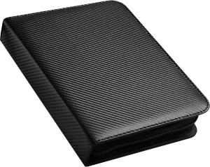 Toploader Binder 4 Pocket - Upgraded Hold 144 Toploaders with Sleeves for 3" x 4" Rigid Portable Card Holders Double Sided PU Card Holder for Sports Card, MTG, TCG, Game
