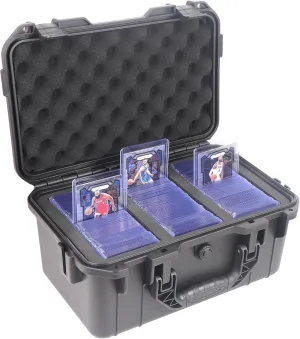 Toploader Storage Box for 3"×4" 35pt Rigid Card - Trading Card Case Holds 270  Toploaders - Waterproof Hardshell Cases for Sports Cards with One Touch Magnetic Card Holder (Case Only)