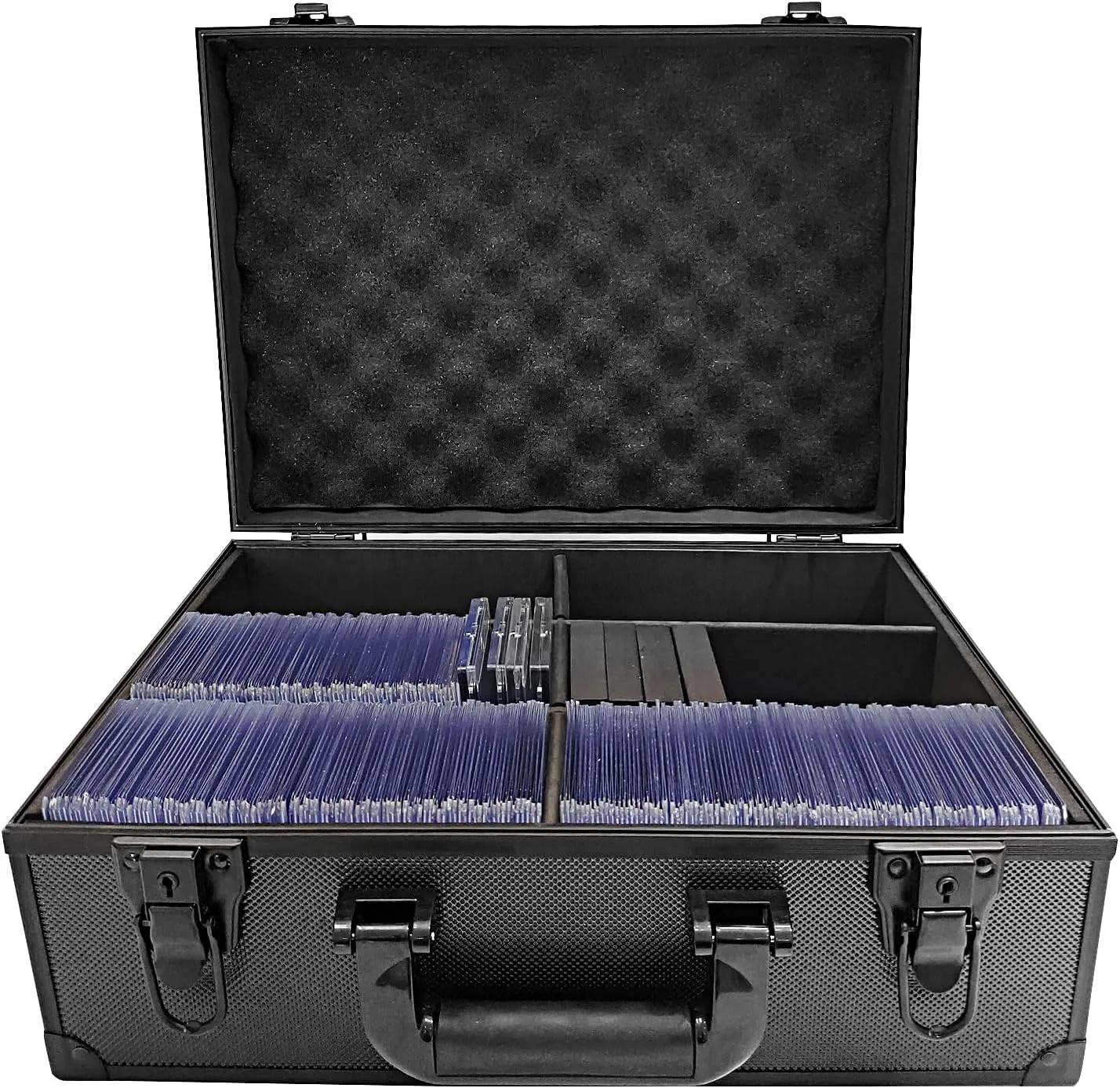 Toploaders Storage Box, Hard Toploaders Storage Case for 3" x 4" 35pt Rigid Card Holders, Card Deck Box Fits Cards, Top Loaders and Magnetic Card Holders