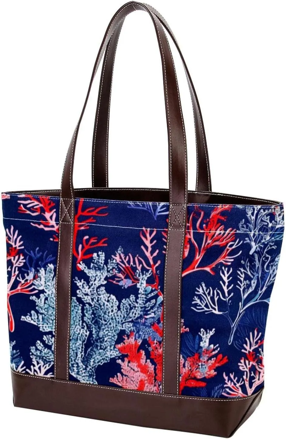 Tote Bag for Women, Large Tote Bags for Women, Women's Tote Handbags, Marine Animal Shark Swarm, Totes for Women