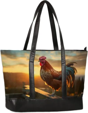 Tote Bag for Women with Zipper, Laptop Tote Bags Laptop Sleeve Case Shoulder Bag Messenger Bags