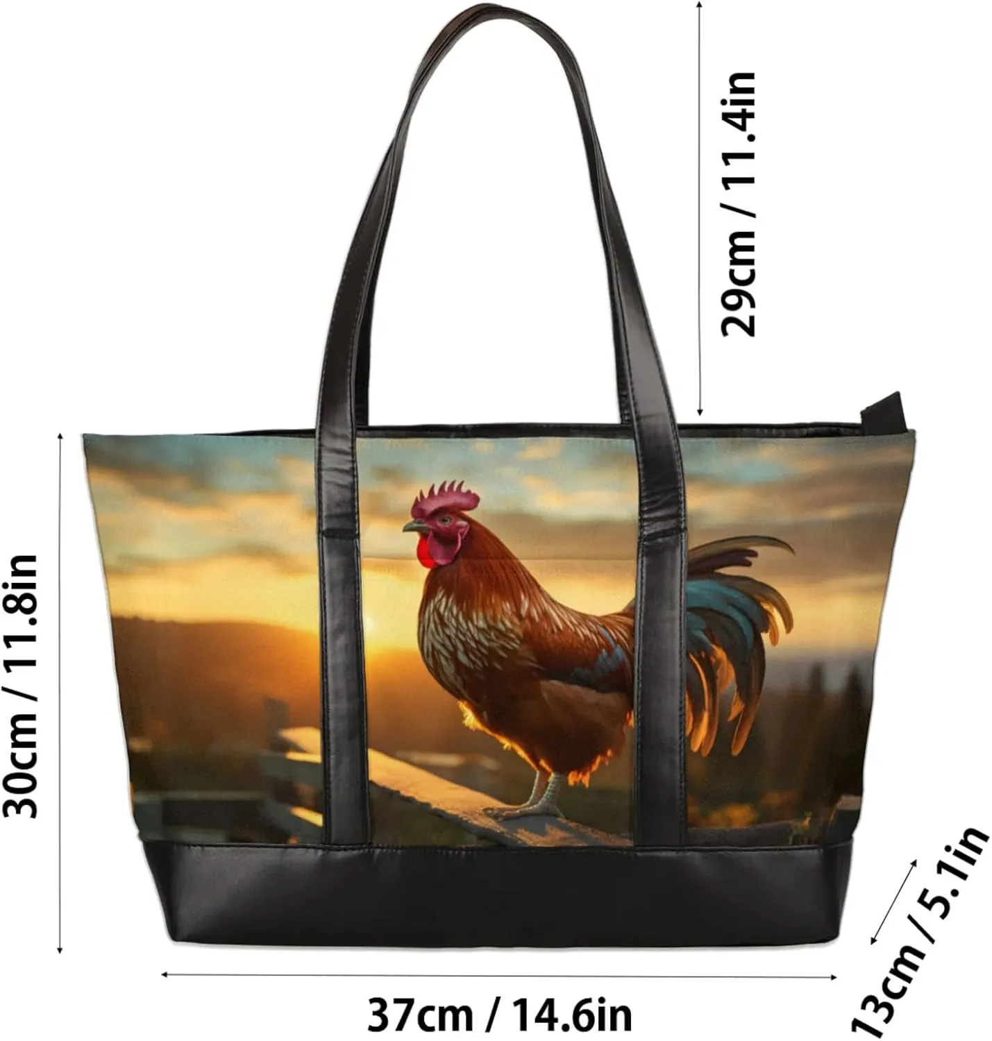 Tote Bag for Women with Zipper, Laptop Tote Bags Laptop Sleeve Case Shoulder Bag Messenger Bags
