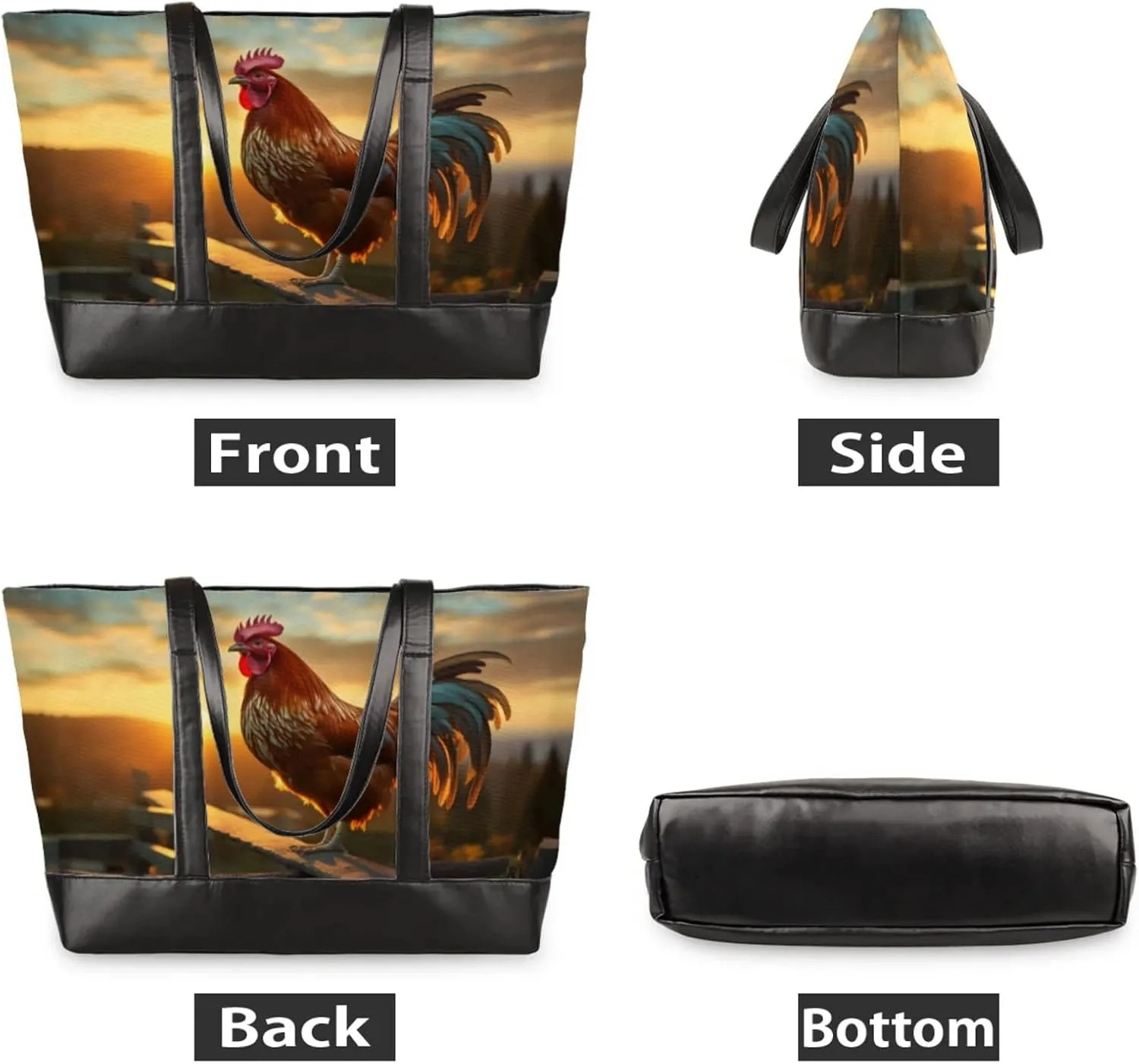 Tote Bag for Women with Zipper, Laptop Tote Bags Laptop Sleeve Case Shoulder Bag Messenger Bags