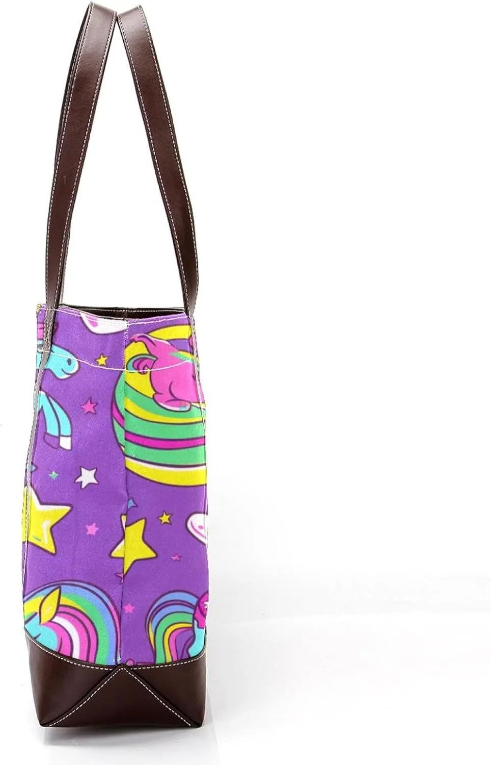 Tote Bags, Large Tote Bag, Women's Tote Handbags, Unicorn Cartoon Moon Planet Meteor, Totes for Women