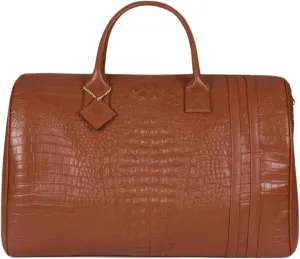 Tote&Carry Apollo 2 Duffle Bag for Travel Women & Men, TSA Approved Carry On Duffel Bag, Premium Vegan Leather w/Gold Hardware, Durable Weekender Luggage for Gym, Sports, Overnight & All-Purpose Use