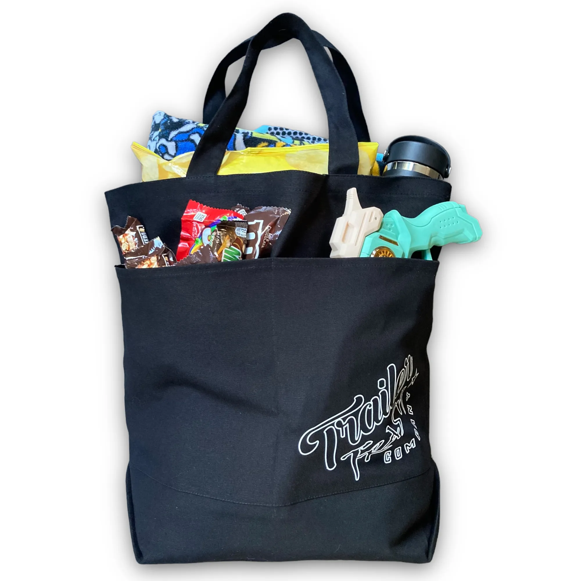 Trailer Trash Tote Bag with Pockets