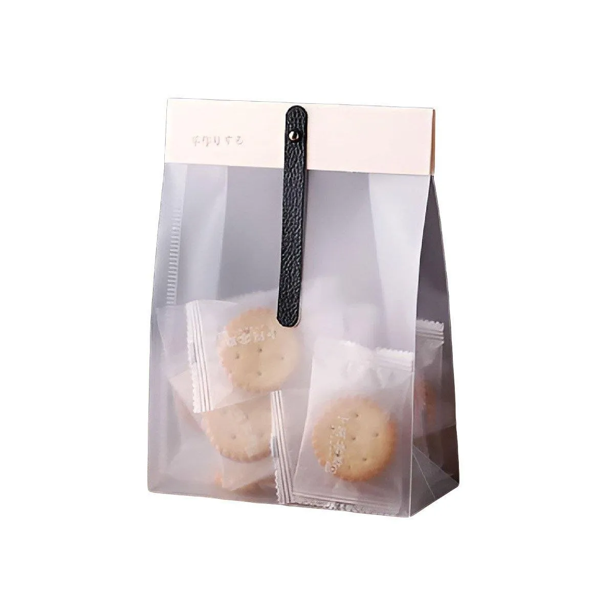 Translucent PP Cookie Bags 6Colors 50PCS