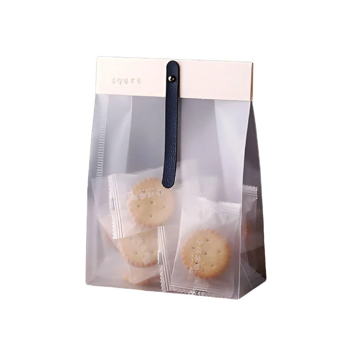 Translucent PP Cookie Bags 6Colors 50PCS