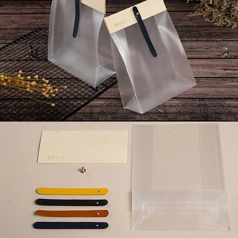 Translucent PP Cookie Bags 6Colors 50PCS