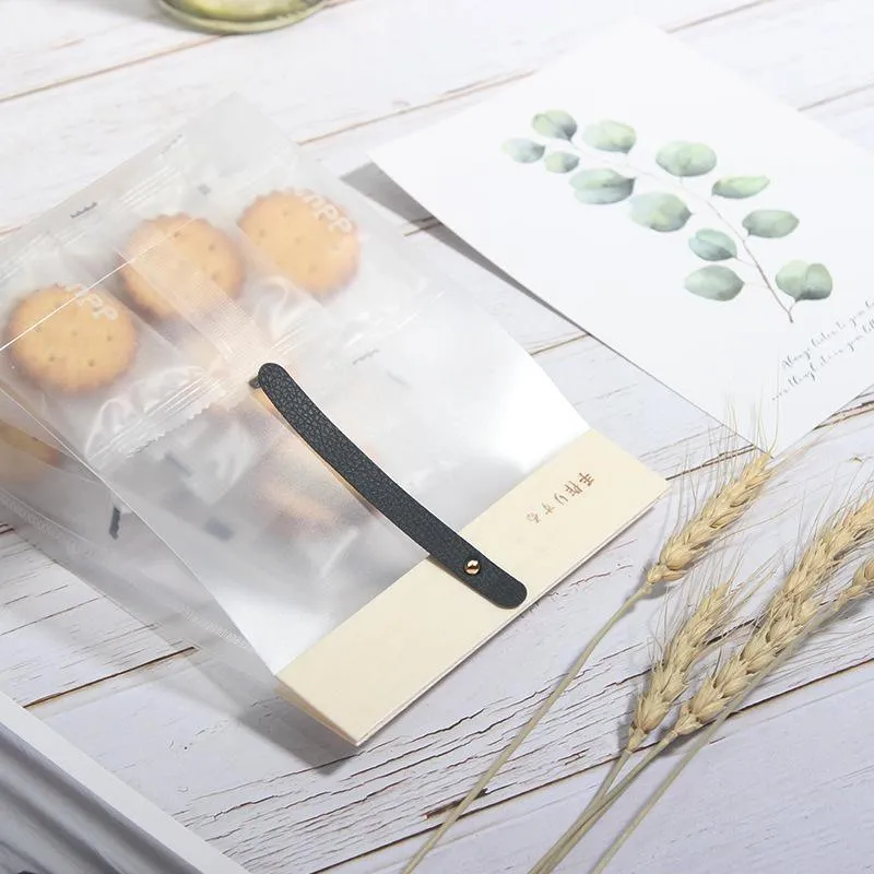 Translucent PP Cookie Bags 6Colors 50PCS
