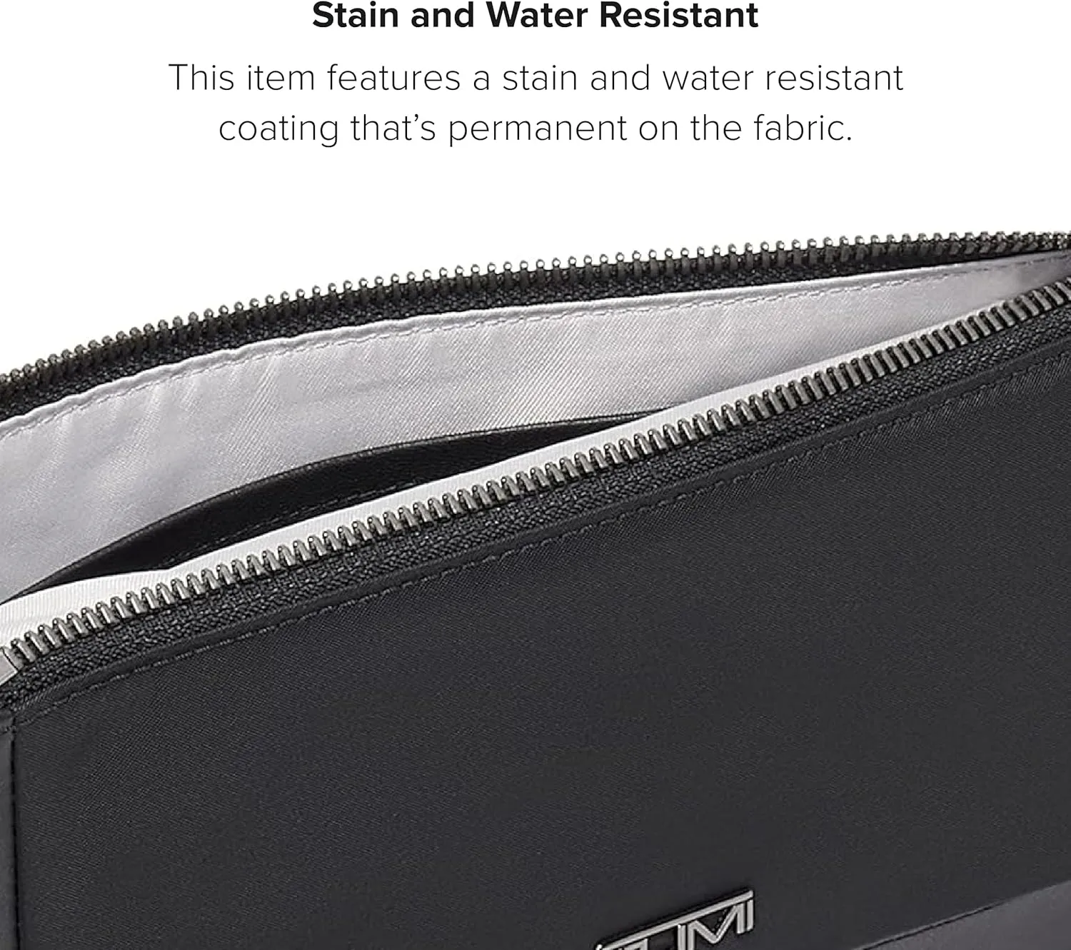 TUMI - Voyageur Travel Wallet - Wristlet Wallet with Passport, Cash & Card Holders - Zipper Wallet for Women - With Gift Box - Black/Gunmetal