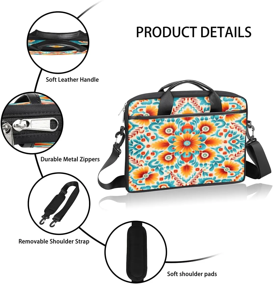 Turtle Cute Style Laptop Shoulder Bag for Tablet Computer Notebook Sleeve Messenger Carrying Case Briefcase Tote