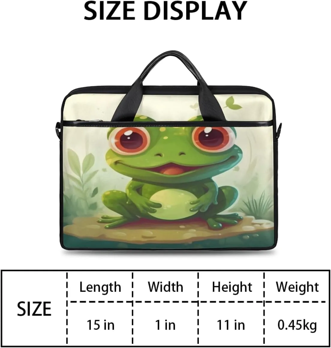Turtle Cute Style Laptop Shoulder Bag for Tablet Computer Notebook Sleeve Messenger Carrying Case Briefcase Tote