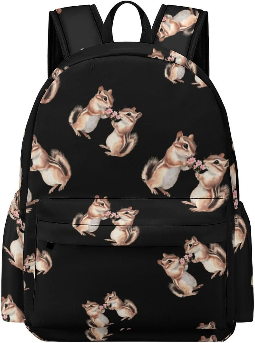 Two Chipmunks Backpack for Mens Womens Shoulder Backpacks Travel Bag Laptop 16.5x11.8x5.9in