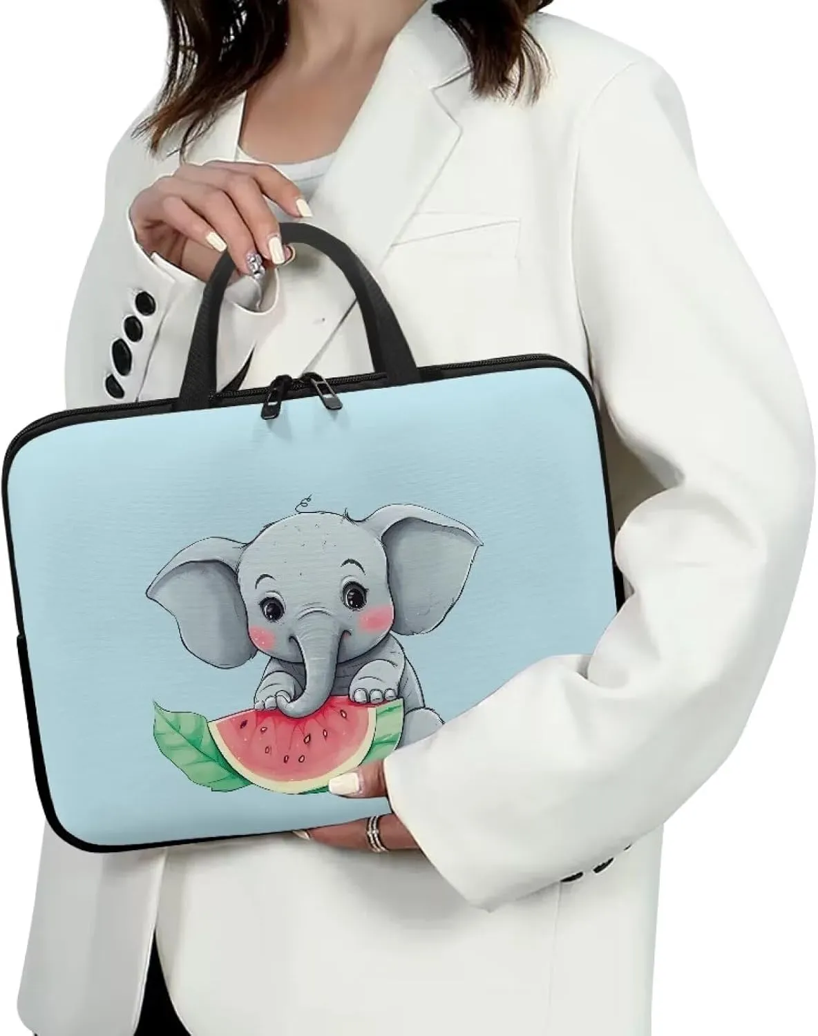 Uasibuni Laptop Tote Bag for Women Boy Girl 15.6 Inch Computer Bags Women Business Office Work Bag Briefcase