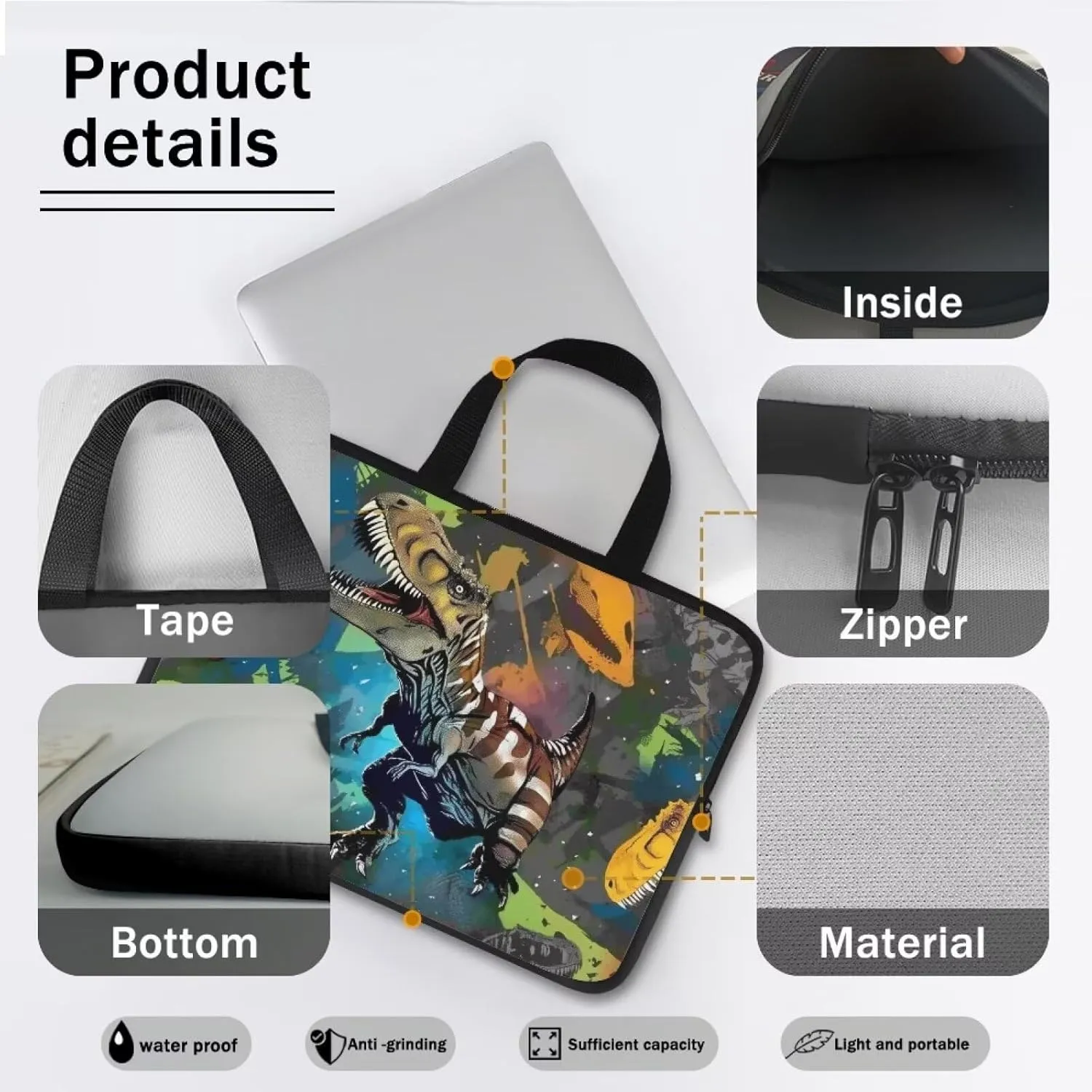Uasibuni Laptop Tote Bag for Women Boy Girl 15.6 Inch Computer Bags Women Business Office Work Bag Briefcase