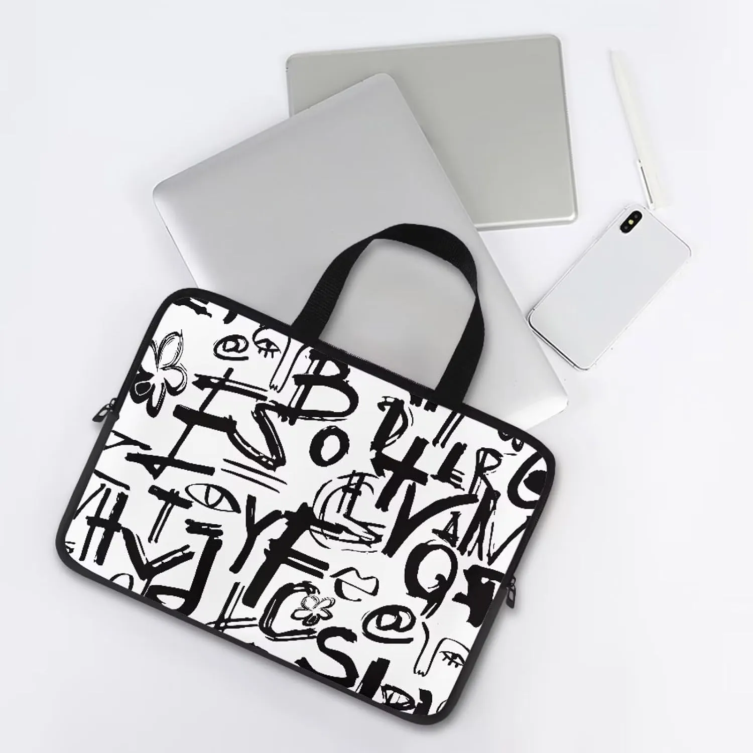 Uasibuni Laptop Tote Bag for Women Boy Girl 15.6 Inch Computer Bags Women Business Office Work Bag Briefcase