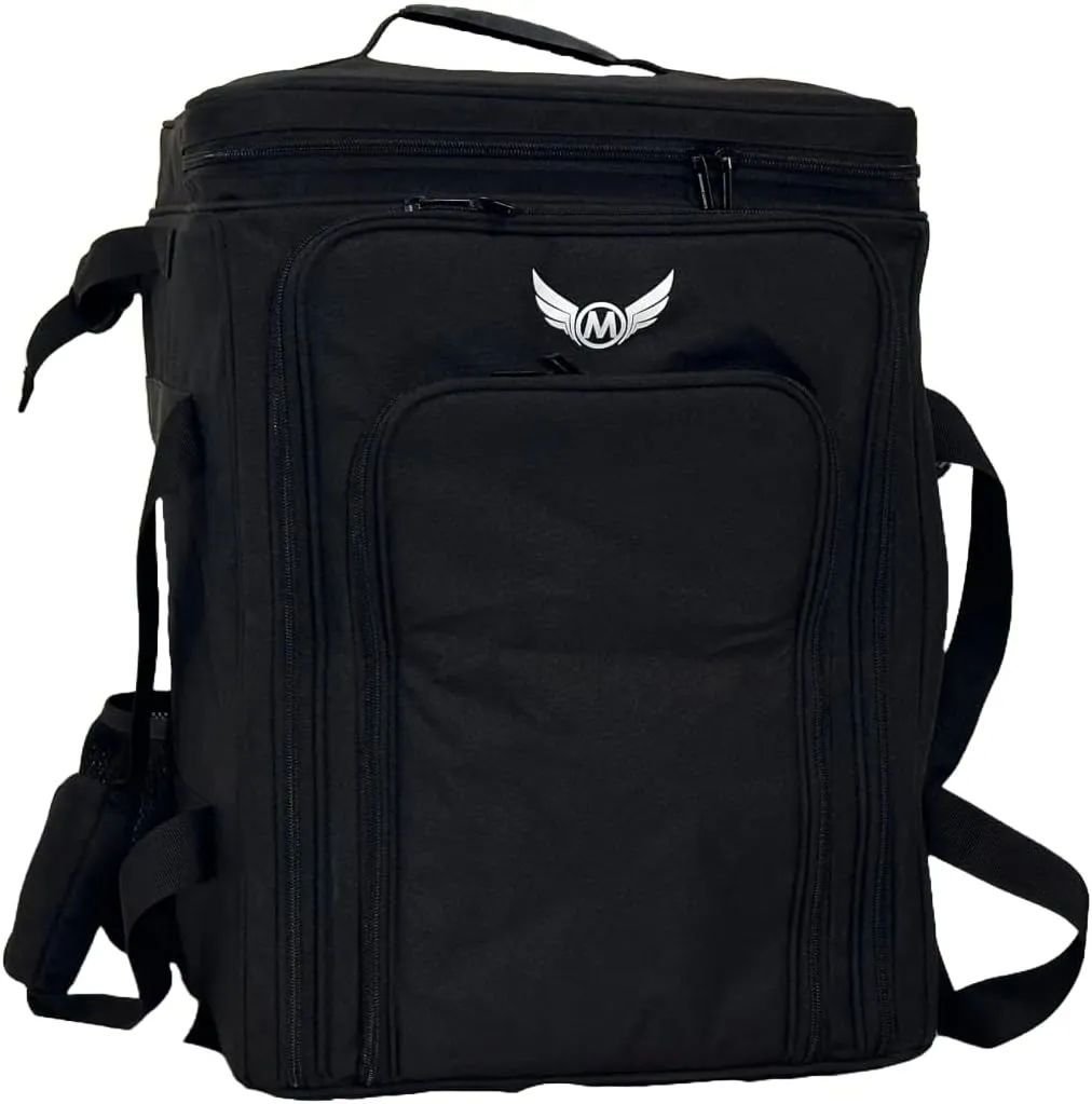 Ultimate Board Game Travel Bag – Durable Storage Case for Up to 10 Games, Water-Resistant, Adjustable Strap & Handles – Perfect for Game Nights, Conventions & Tournaments (Parent) (Black)