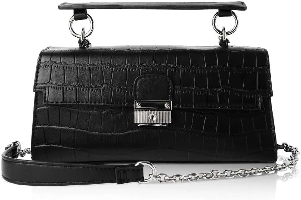Unique Handmade Leather Women Shoulder Bag Lightweight & Zipper Closure Purse Black Color Comfortable & Durable Hand Bags For Women's Daily Use