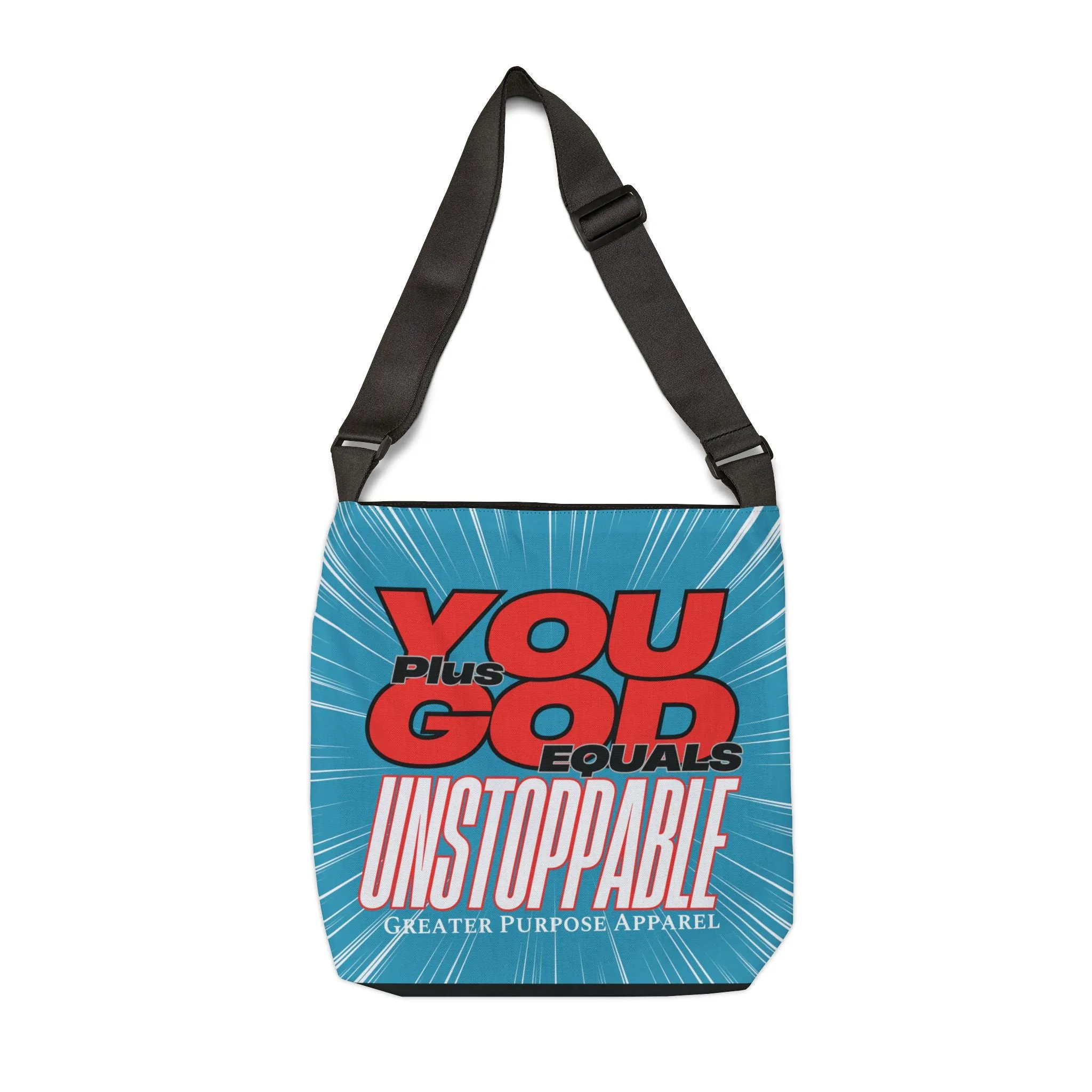 Unstoppable Adjustable Tote (Turquoise)