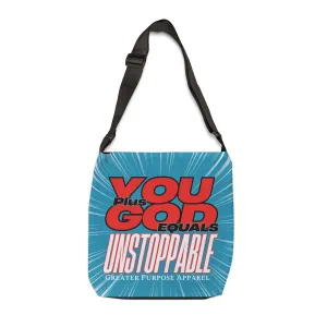 Unstoppable Adjustable Tote (Turquoise)