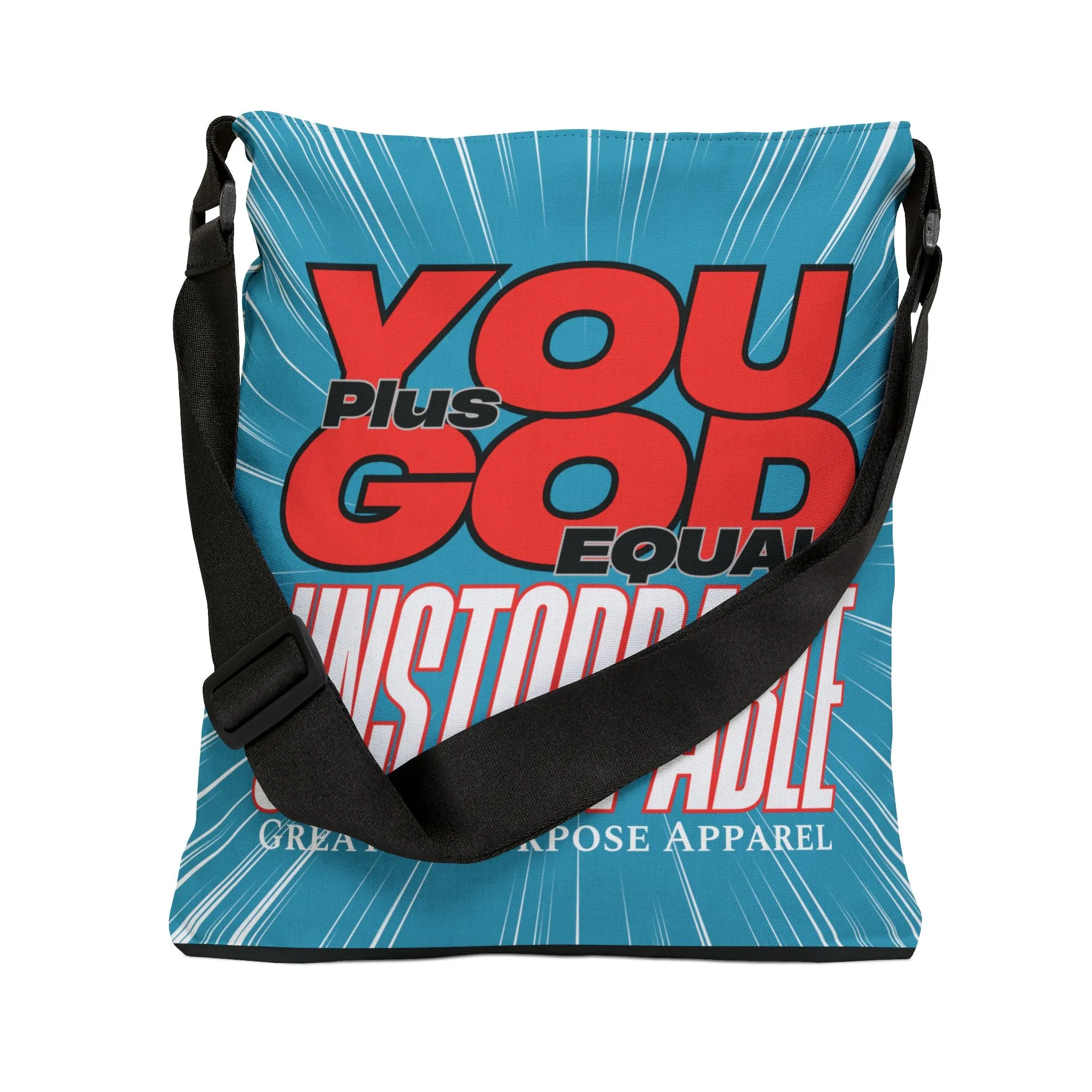 Unstoppable Adjustable Tote (Turquoise)