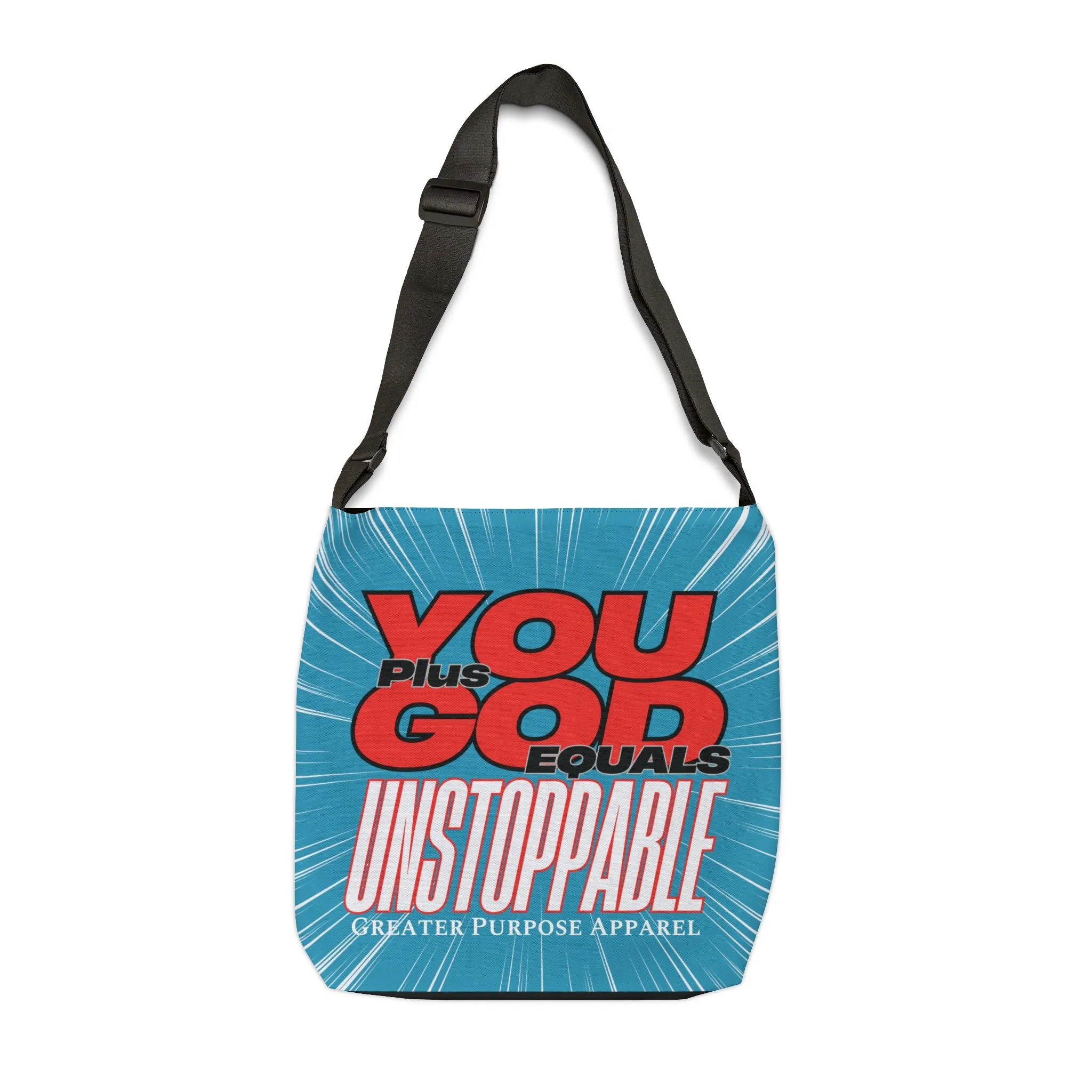 Unstoppable Adjustable Tote (Turquoise)
