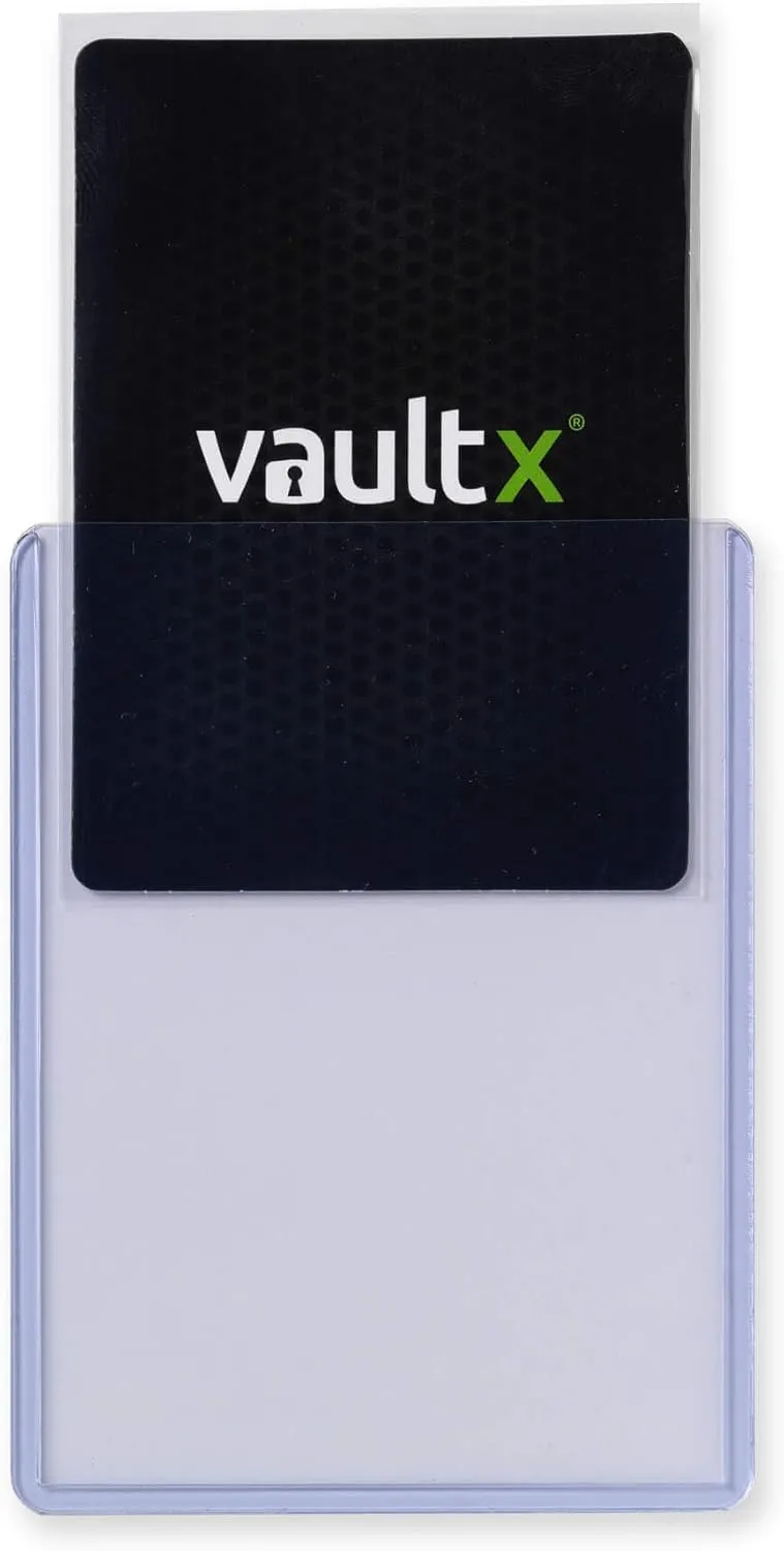 Vault X Toploaders 35pt, Trading Cards, Premium Extra Thick, 3" x 4" Seamless Rigid Card Holders, Hard Sleeves, Clear Protection for Collectible Card Games, Sports, TCG (100 Pack)