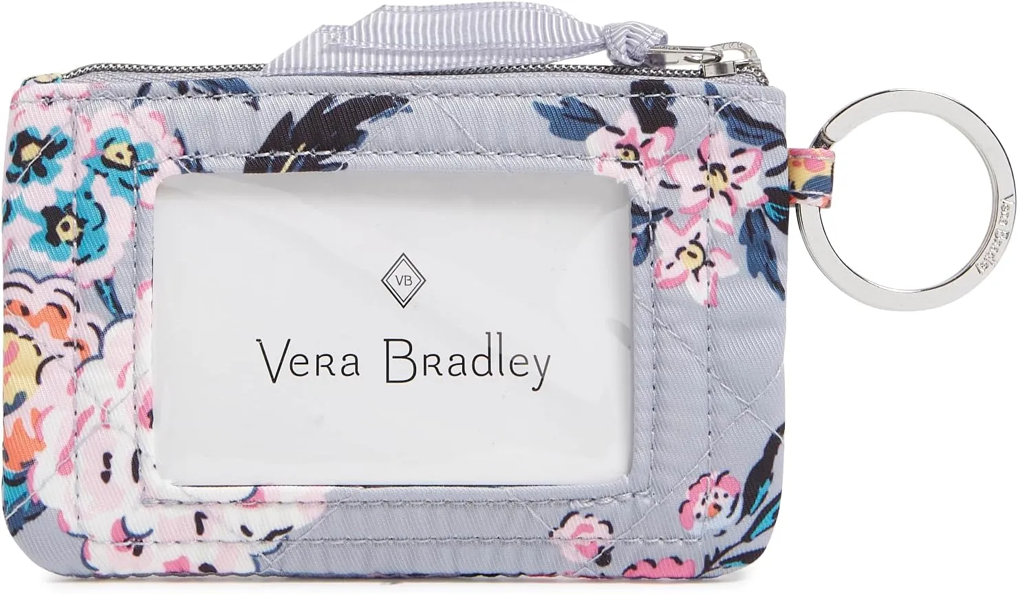 Vera Bradley Performance Twill Zip Id Case Wallet, Parisian Bouquet