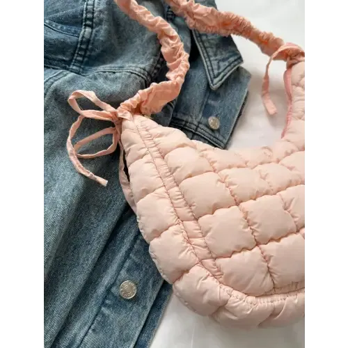 Vibrant Pink Quilted Shoulder Bags