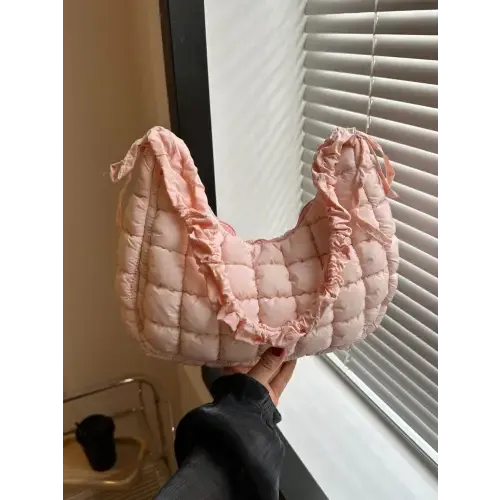 Vibrant Pink Quilted Shoulder Bags