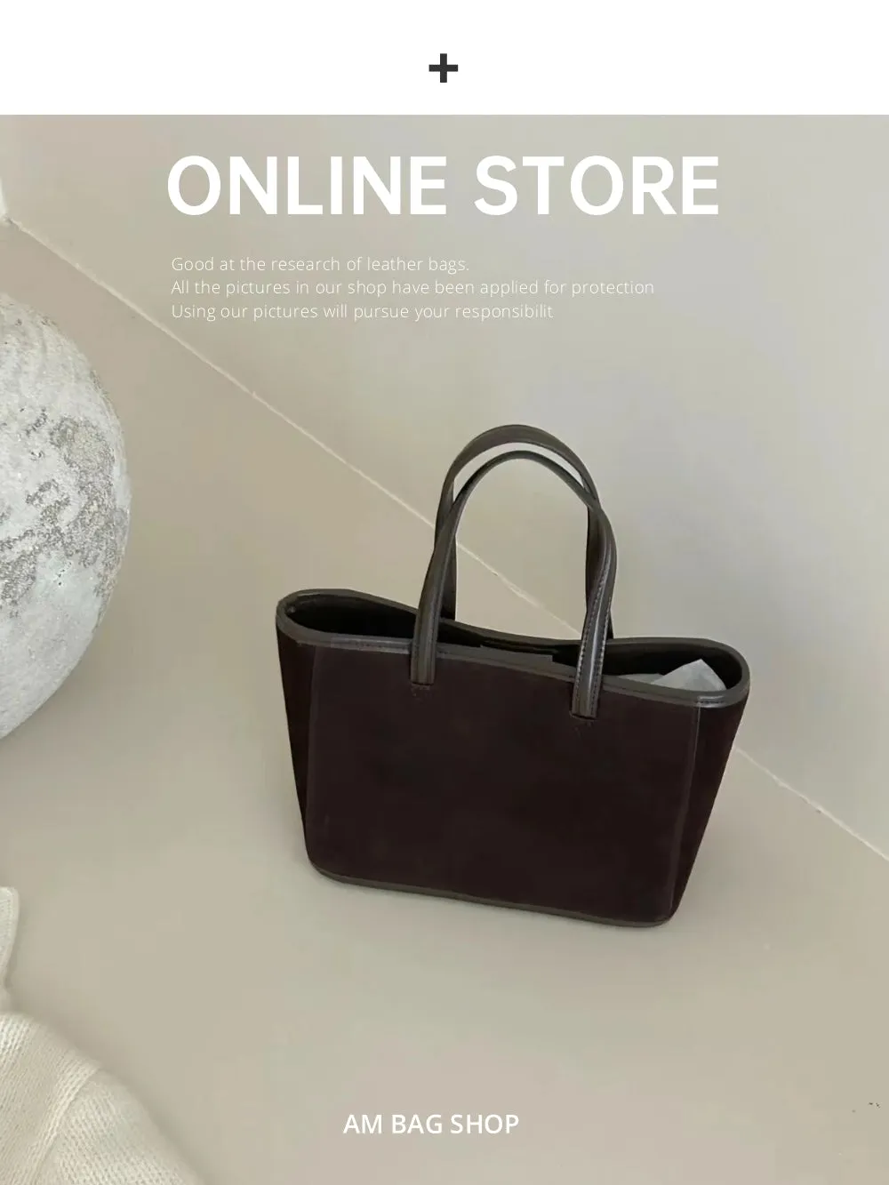 Vintage Suede Handbag