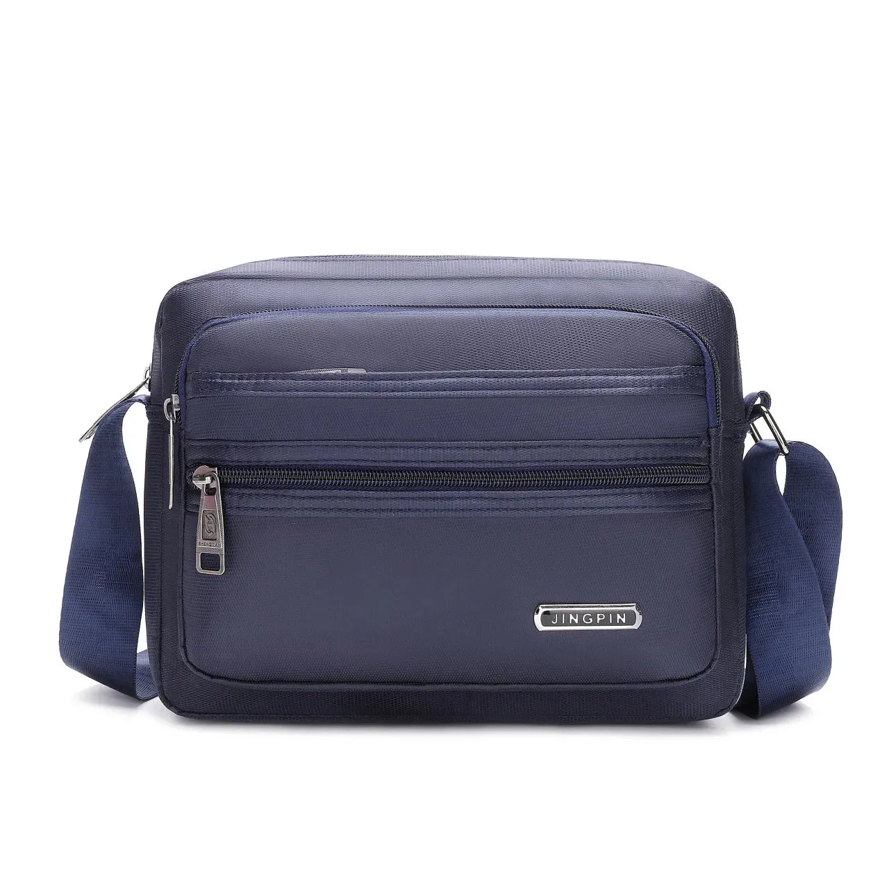 Waterproof Men's Crossbody Bag – Large Nylon Messenger & Shoulder Bag | Casual Travel Satchel Handbag in Grey