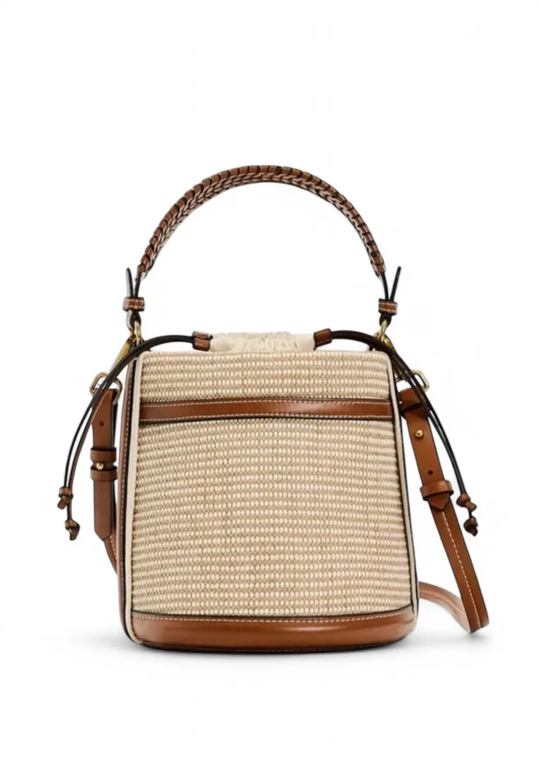 Weave Straw Bucket Bag