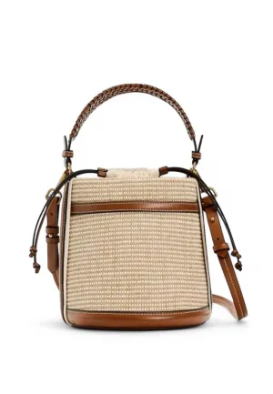 Weave Straw Bucket Bag