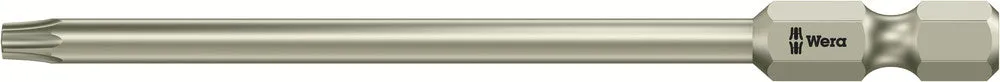 Wera 05071090001 3867/4 TORX® BO bits with bore hole, stainless, TX 15 x 89 mm