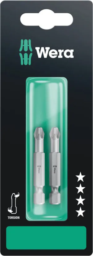 Wera 05134386001 855/4 TZ SB bits, PZ 3 x 50 mm, 2 pieces