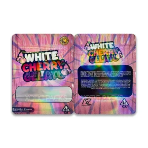 White Cherry Gelato (Pink) Mylar Bag 3.5 Grams | Ziplock Baggies