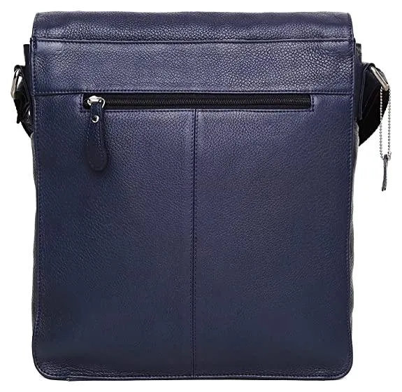 WILDHORN® Original Leather 11.5 inch Messenger Bag for Men I Multipurpose Bag I Office Bag I Travel Bag with Adjustable Strap DIMENTION : L-11.5 inch W-3 inch H-13.5 inch