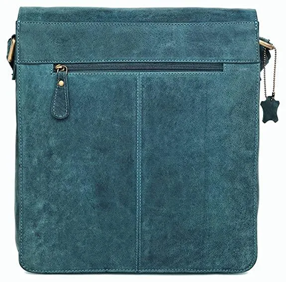 WILDHORN® Original Leather 11.5 inch Messenger Bag for Men I Multipurpose Bag I Office Bag I Travel Bag with Adjustable Strap DIMENTION : L-11.5 inch W-3 inch H-13.5 inch