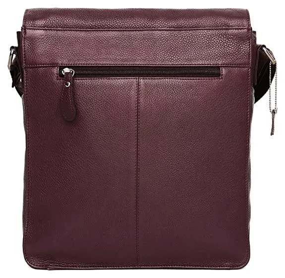WILDHORN® Original Leather 11.5 inch Messenger Bag for Men I Multipurpose Bag I Office Bag I Travel Bag with Adjustable Strap DIMENTION : L-11.5 inch W-3 inch H-13.5 inch