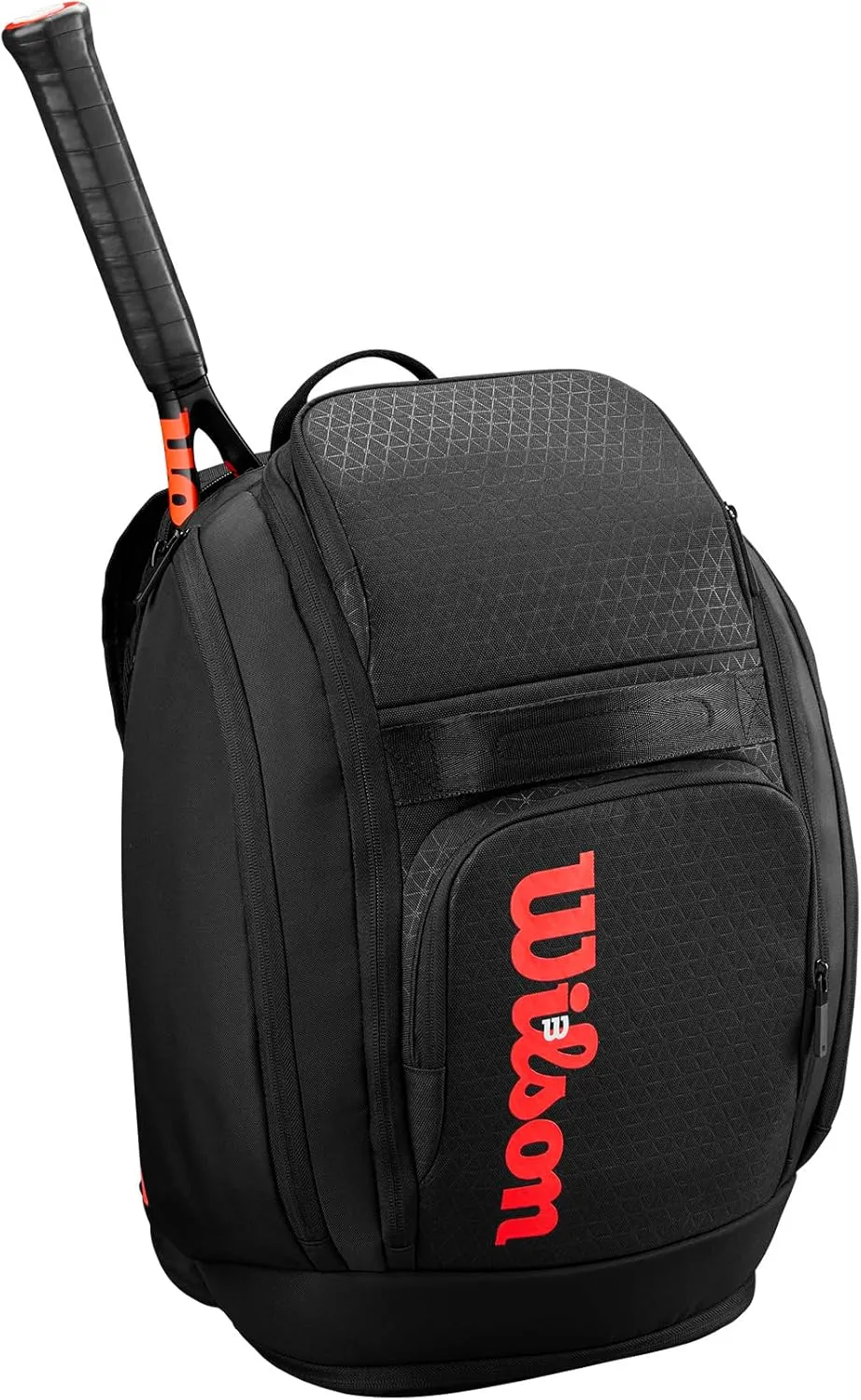 WILSON Clash V3 Super Tour Tennis Racket Bags - Black/Infrared