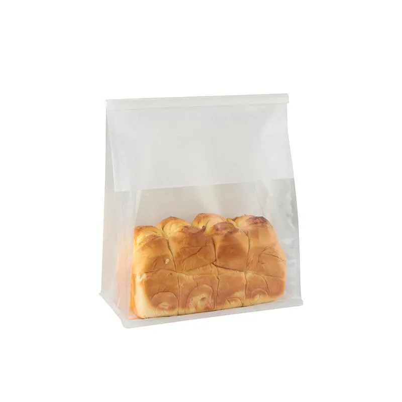Window Bread Packaging Paper Bags 100PCS White/Kraft