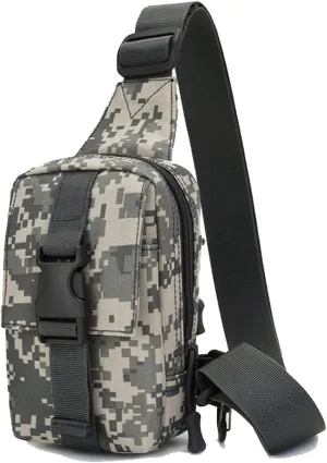 WOBBLO Hiking Daypacks Outdoor Portabel Mini Backpack ，Climbing Camping Hiking Bag，Trekking Sports Fishing Camouflage Men Women Waterproof Nylon Bags(ACU)