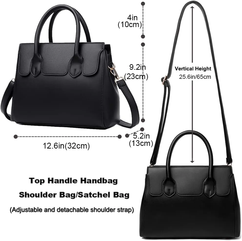 Women Handbags Top Handle Purse Vegan Leather Tote Bags Satchel Medium Totes Shoulder Bag Crossbody Bag Ladies Handbag